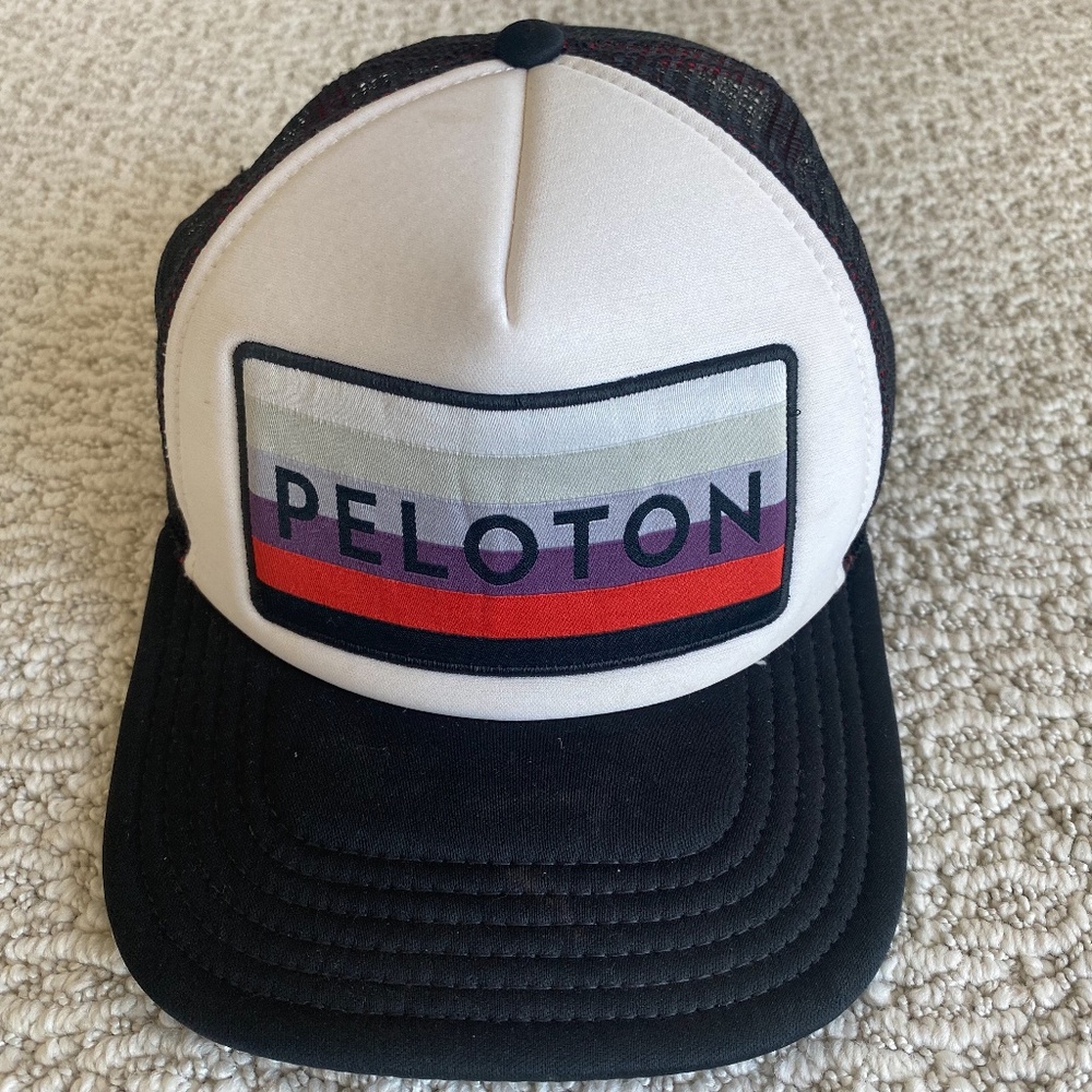 Rare Peloton Truckers Hat - Mesh Back - Adjustable